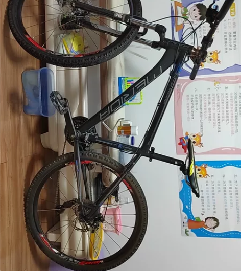 美利达挑战者350，肩控油叉，升级轴承轮组...