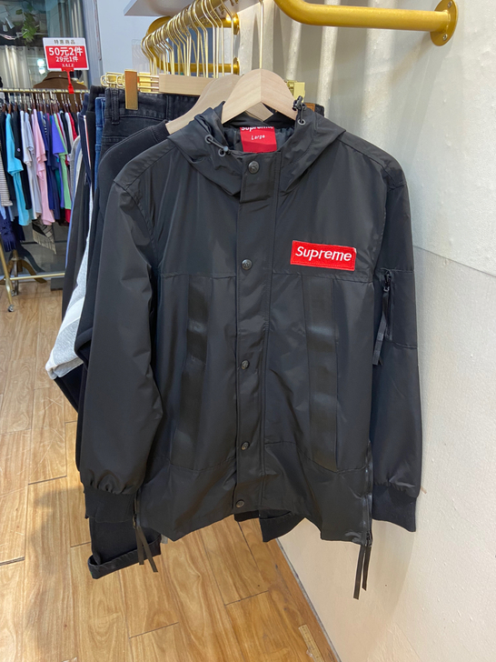 supreme男士单夹克风衣中长款