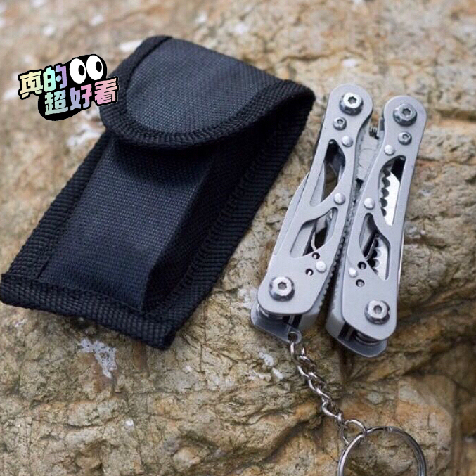 【出闲置】便携多功能折叠组合钳420全钢镂...