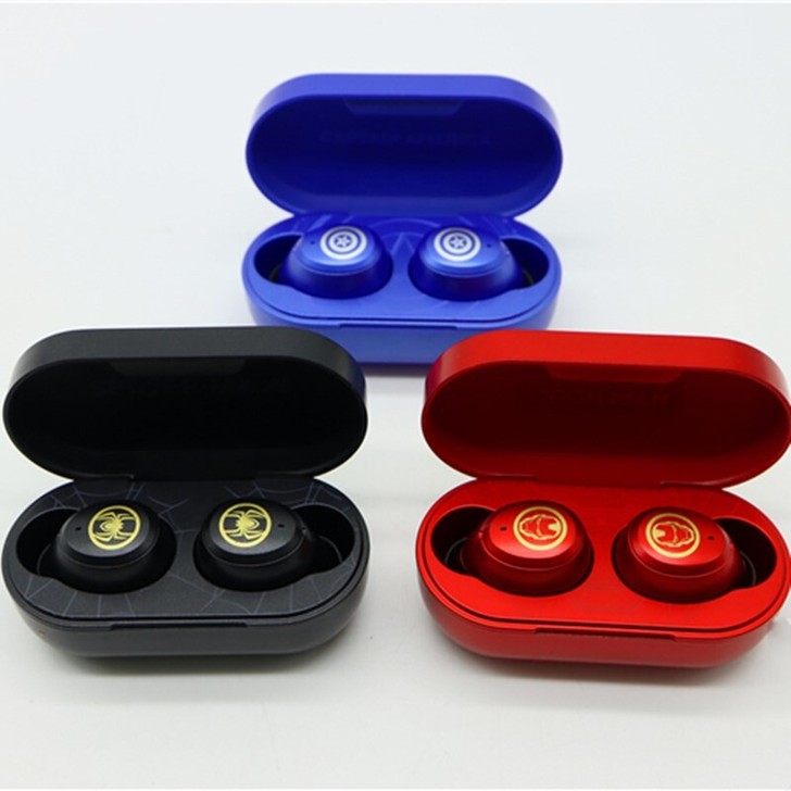 钢铁侠蜘蛛侠联名TWS无线蓝牙耳机双耳运动...