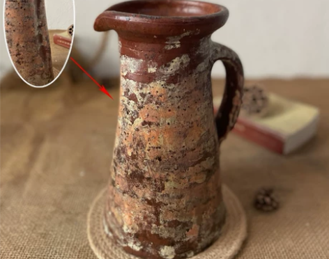 复古做旧粗陶盆高 、桩盆酒店软装干花插花花...