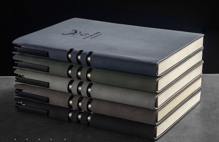 批发a5记事本加厚羊巴皮本子日记本商务本工...