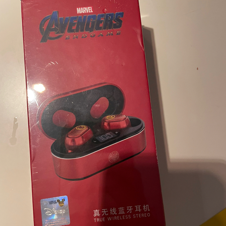 漫威钢铁侠蓝牙无线耳机 全新未拆封