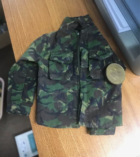 正品.1/6兵人配件 迷彩服 非真人穿戴尺...