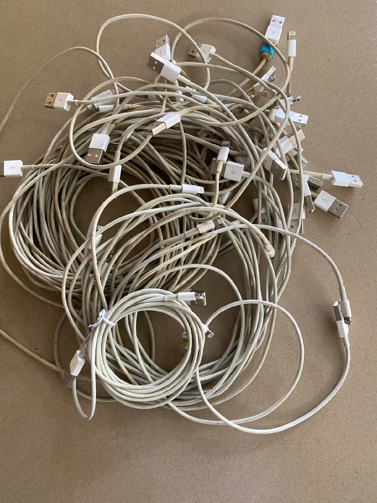 二手苹果原装数据线iPhone8/iPho...