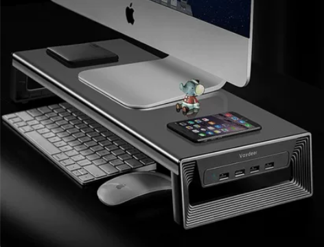【全新】鹿为台式电脑显示器增高架底座USB...