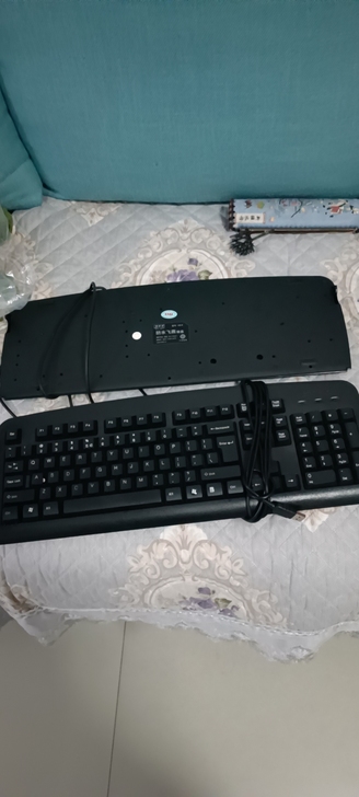 双飞燕有线键盘USB笔记本电脑键盘PS2圆...