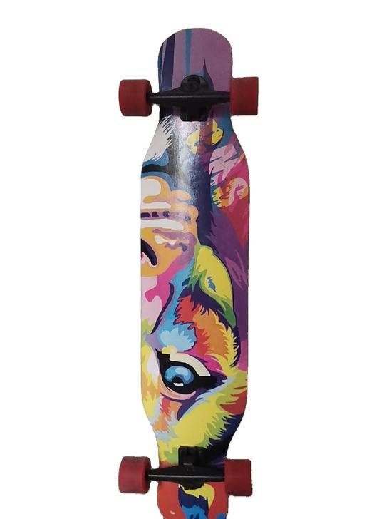 #滑板配件#斯威长版公路四轮滑板