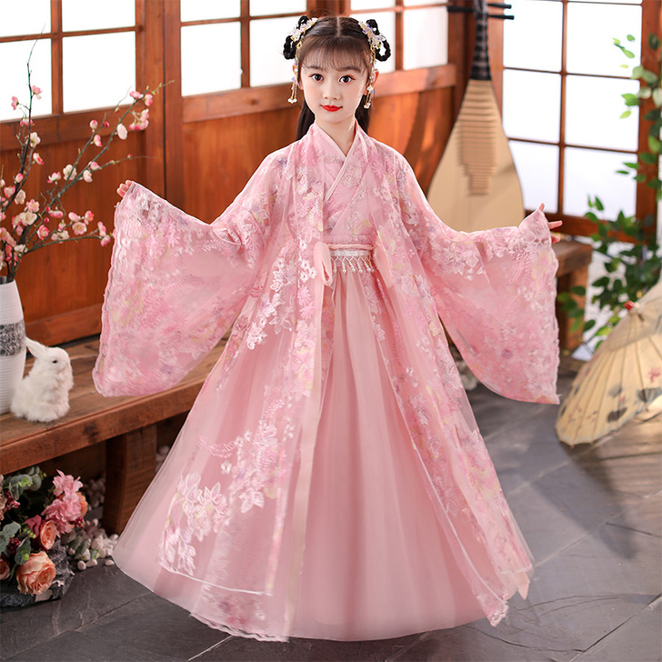 汉服女童襦裙中国风原创2020新款超仙儿童...