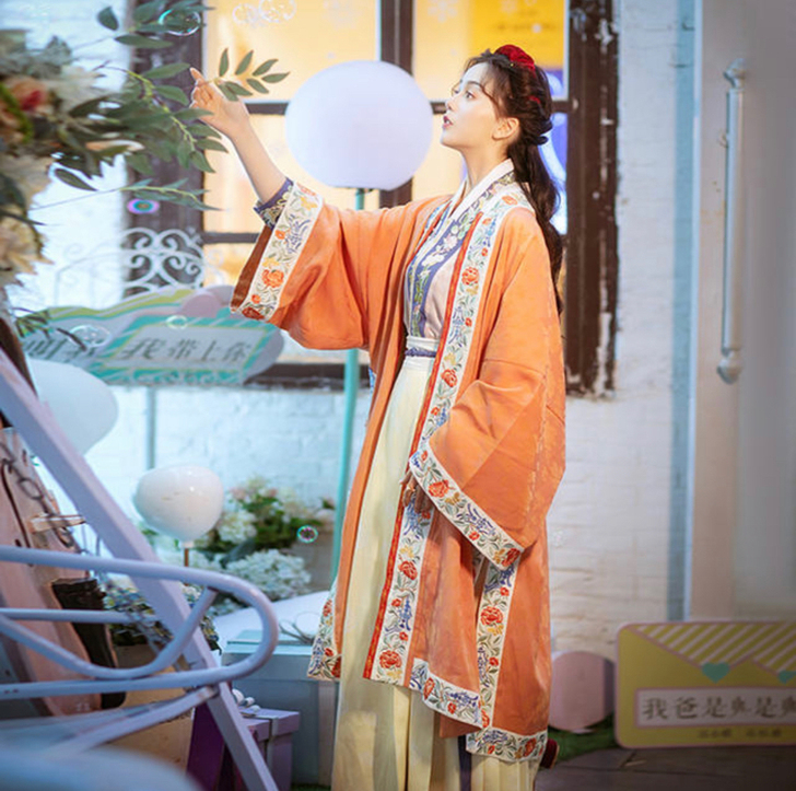 大宋人物谱【师师】花朝记原创汉服宋制长褙子...