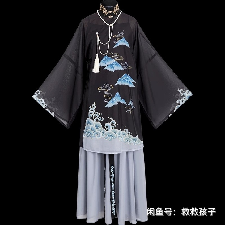 徐娇织羽集[海晏河清]汉服元素女春季新款 ...