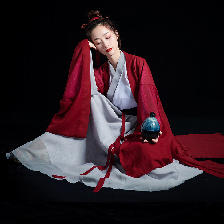 侠客汉服女红颜古装魏晋风飘逸仙气古风中国风...