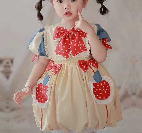 原创公主洛丽塔连衣裙公主蓬蓬裙女童儿童宝宝...