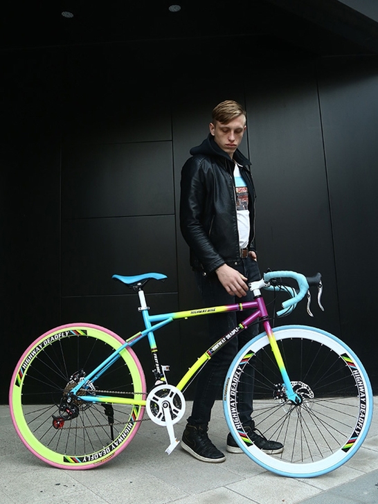 公路自行车赛车变速活飞弯把死飞超快竞速破风...