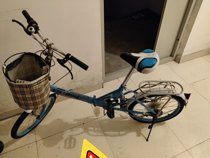 一手折叠自行车