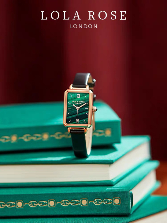 全新 Lola Rose小绿表 轻奢女表复...