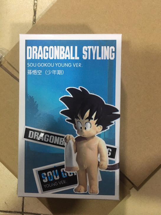 七龙珠童年小悟空洗澡孙悟空公仔手办摆件高约...