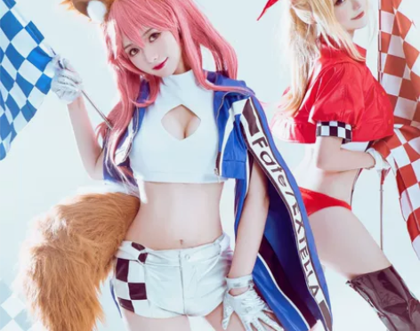 ?现货 绝色漫热销 FGO赛车服玉藻前co...