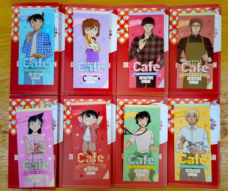 名侦探柯南cafe主题咖啡店限定特典邀请函