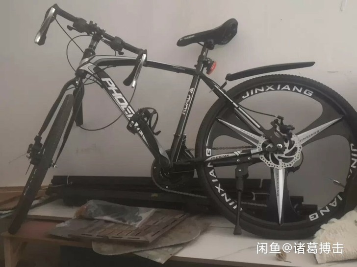 全新单车骑过一两次，买了花了1000多，是...