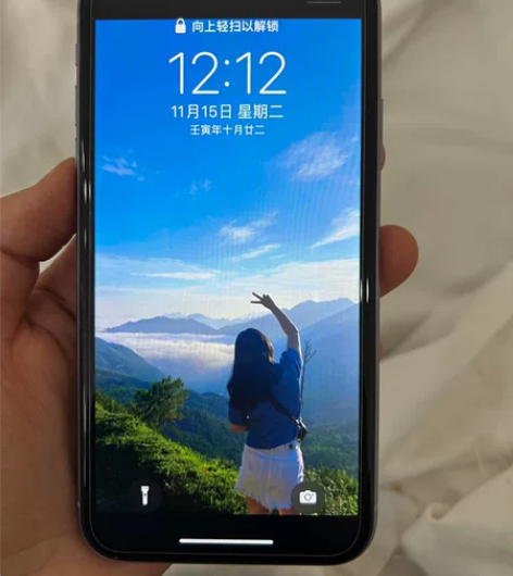 一手自用苹果11紫色128G 国行全原装无...