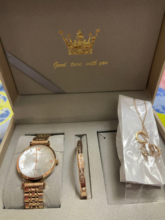 全新OLEVS石英表套盒,正品,超级显白,...