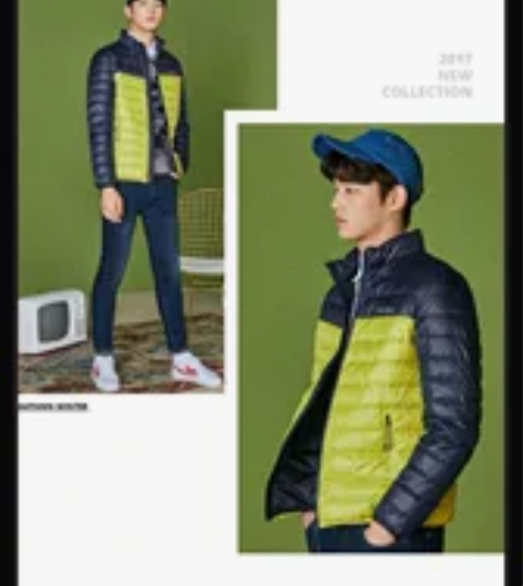 森马羽绒服男外套蓝绿色调便宜处理了 尺码S...