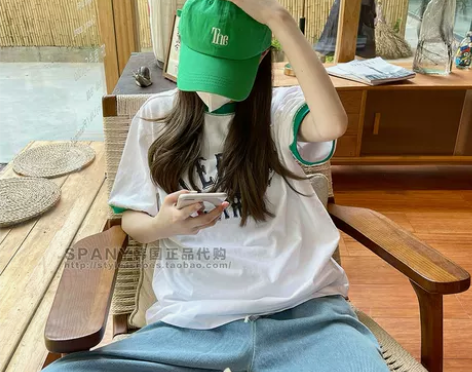 张子萱同款The鸭舌帽子女夏 韩国东大门代...