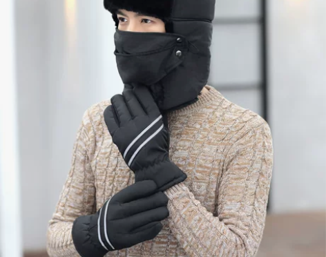 帽子女冬天雷锋帽男加绒加厚保暖帽护耳防风帽...