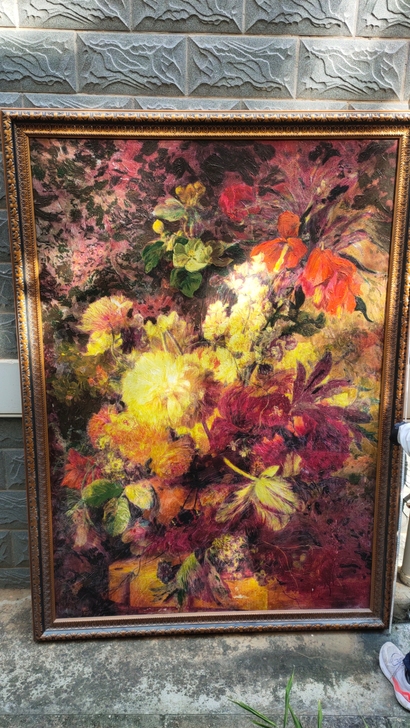精品油画高2.2米，宽1.6米