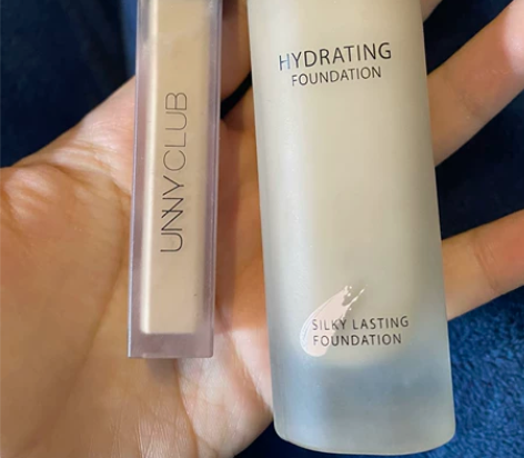 unny遮瑕和姿色粉底液水润款HW01好用...