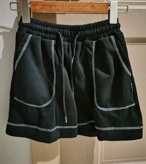 品质女士针织短裤L码,适合29-30码偏远...