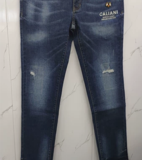 32全新款卡里亚尼男正品秋冬装修身弹力刺绣...