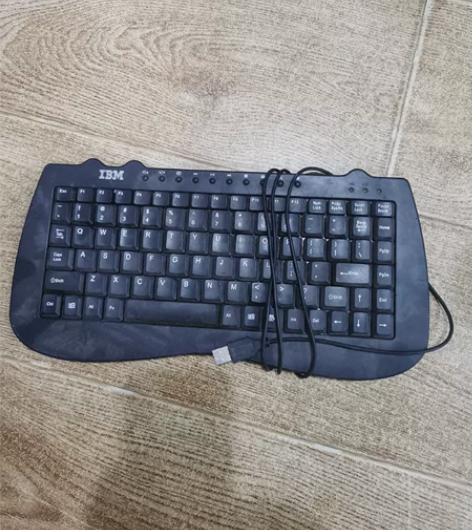 IBM原装迷你键盘 台式机电脑usb口 感...