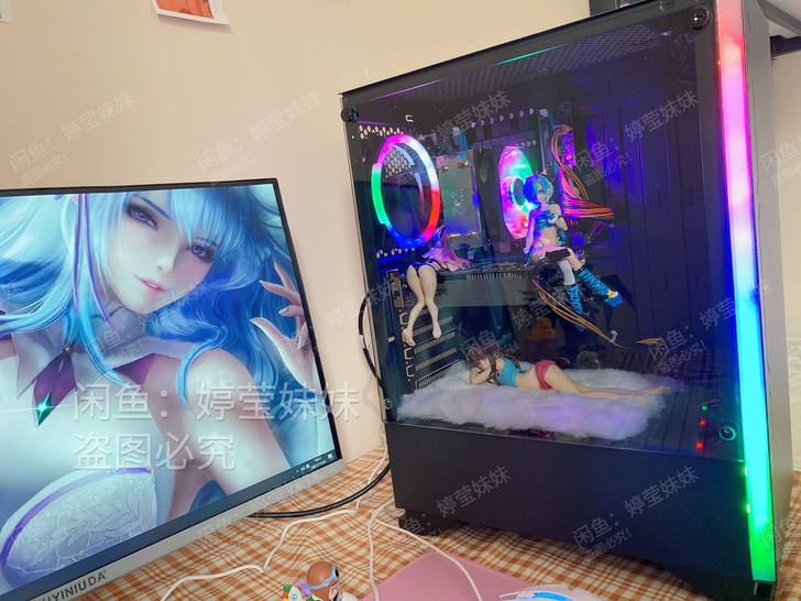 本人急转一套吃鸡电脑。台式电脑主机50万分...