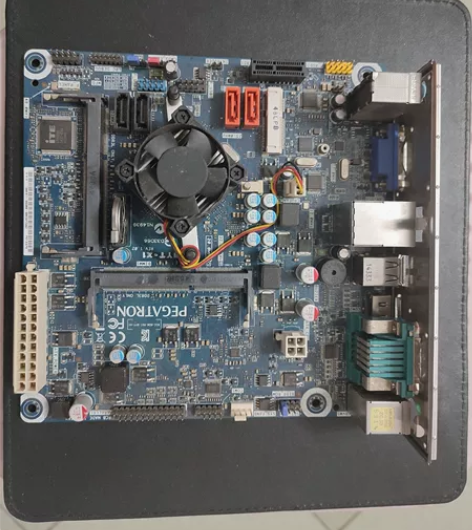 J1800 ITX主板 NAS主板 自带4...