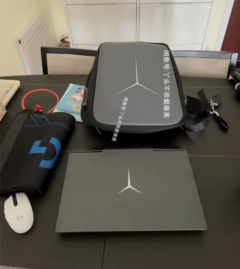 闲置出全新双肩包电脑包拯救者硬壳电脑包男旅...