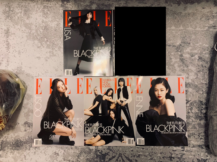 blackpink elle美版 单人全员