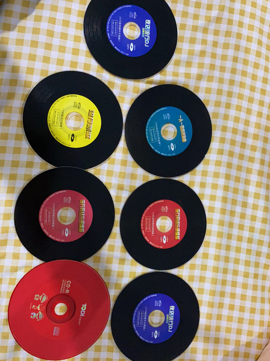 汽车CD7张流行音乐光盘套