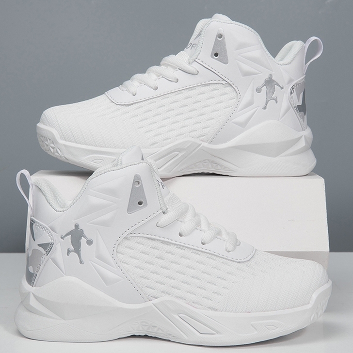 马克吐温儿童篮球鞋男童2021春秋款网面透...