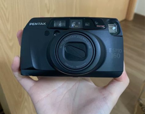 黑色宾得pentax espio160 胶...