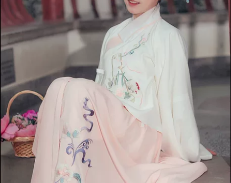 琵琶袖汉服女中国风学生日常传统古装服装仙女...