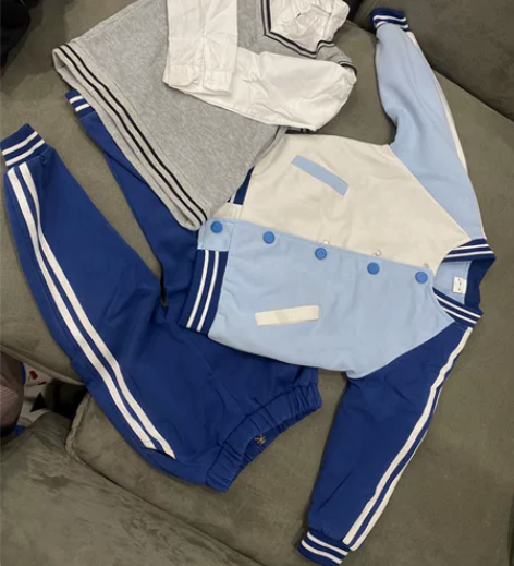 120码校服衣一套(有点厚度,有内网,质量...