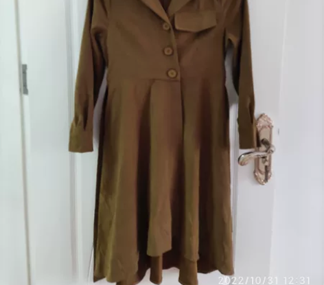 复古法式连衣裙女装秋冬收腰显瘦气质时尚长袖...