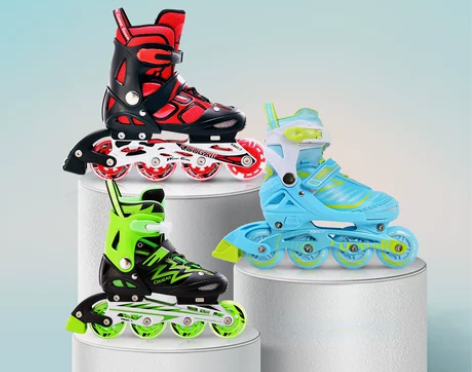 （转卖）美洲狮轮滑鞋溜冰鞋儿童全套装初学者...