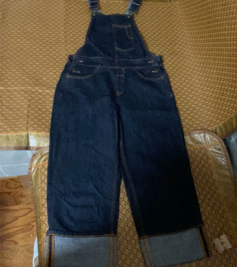 Veromoda 背带牛仔裤 s码 95新...