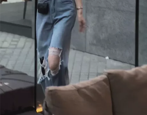 yo 1273 街头破洞乞丐裤牛仔裤 s码...