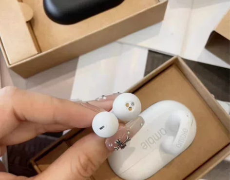 索尼ambie骨传导耳机运动无线蓝牙耳机耳...