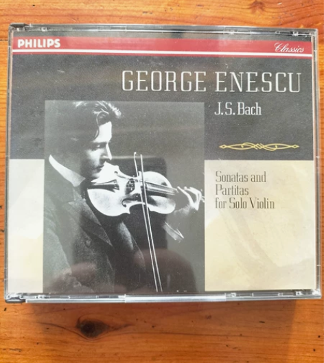 巴赫无伴奏小提琴奏鸣曲，艾涅斯库演奏，小提...
