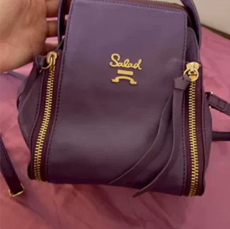 Salad女斜挎包，手拿包，胡杏儿同款好可...